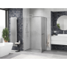Mexen Linea sliding shower cabin 80 x 100 cm, transparent, chrome - 8E1-080-100-01-01
