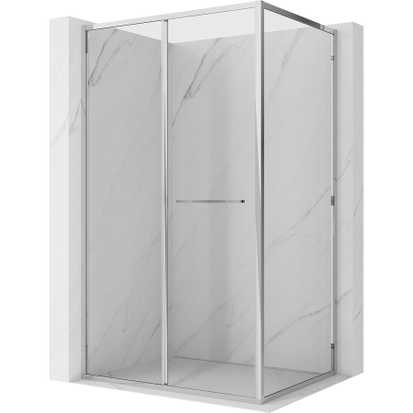 Mexen Linea sliding shower cabin 95 x 100 cm, transparent, chrome - 8E1-095-100-01-01