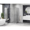Mexen Linea 80 x 80 cm Sliding Shower Enclosure, Transparent, Chrome - 8E1-080-080-01-01