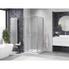 Mexen Linea sliding shower cabin 85 x 85 cm, transparent, chrome - 8E1-085-085-01-01