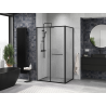 Mexen Linea sliding shower cabin 85 x 90 cm, transparent, black - 8E1-085-090-70-70