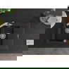 Mexen Gaspar 1.5-compartment granite sink with a drip tray and kitchen mixer tap Duero, Black/Gold metallic - 6507-75-671600-00