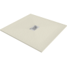 Mexen Hugo SMC Square Shower Tray 100 x 100 cm, Beige, Inox Cover - 42691010-X