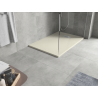 Mexen Hugo rectangular SMC shower tray 90 x 80 cm, beige, inox cover - 42698090-X