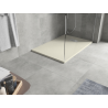 Mexen Hugo rectangular SMC shower tray 100 x 90 cm, beige, inox cover - 42699010-X