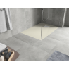 Mexen Hugo rectangular SMC shower tray 100 x 80 cm, beige, white cover - 42698010-W