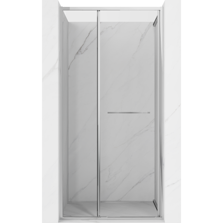 Mexen Linea sliding shower door 95 cm, transparent, chrome - 8E1-095-000-01-01