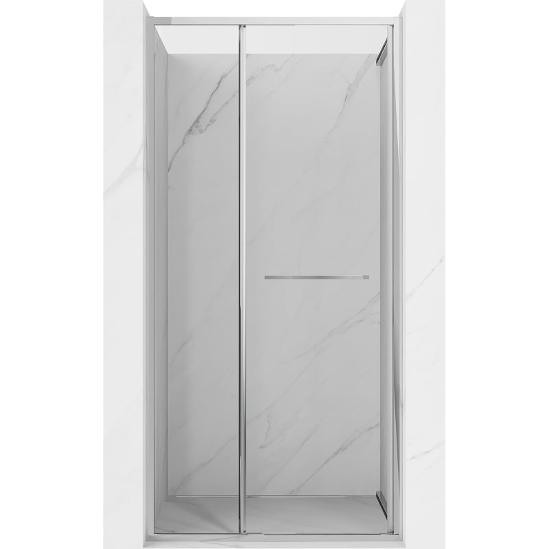 Mexen Linea sliding shower door 100 cm, transparent, chrome - 8E1-100-000-01-01