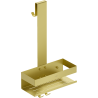 Mexen Brin-1 bathroom basket with hanger, brushed gold - 70A8841-55
