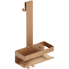 Mexen Brin-1 bathroom basket with hanger, brushed copper - 70A8841-65