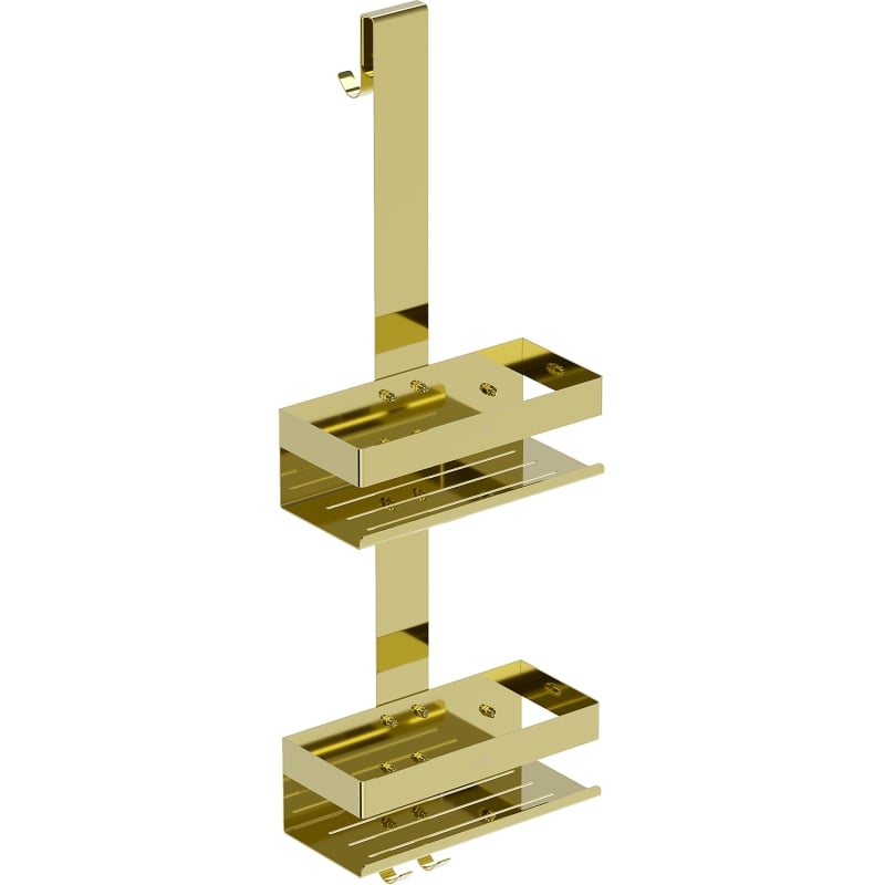 Mexen Brin-2 bathroom basket with hanger, gold - 70A8842-50