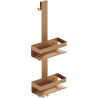 Mexen Brin-2 bathroom basket with hanger, brushed copper - 70A8842-65