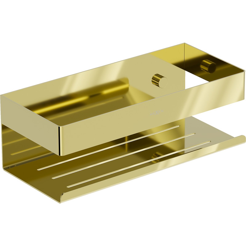 Mexen Brin-L bathroom basket, gold - 70A8730-50