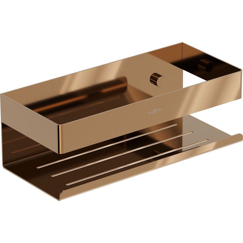 Mexen Brin-L bathroom basket, rose gold - 70A8730-60
