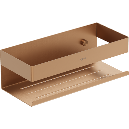 Mexen Brin-L bathroom basket, brushed copper - 70A8730-65