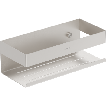 Mexen Brin-L bathroom basket, brushed nickel - 70A8730-97