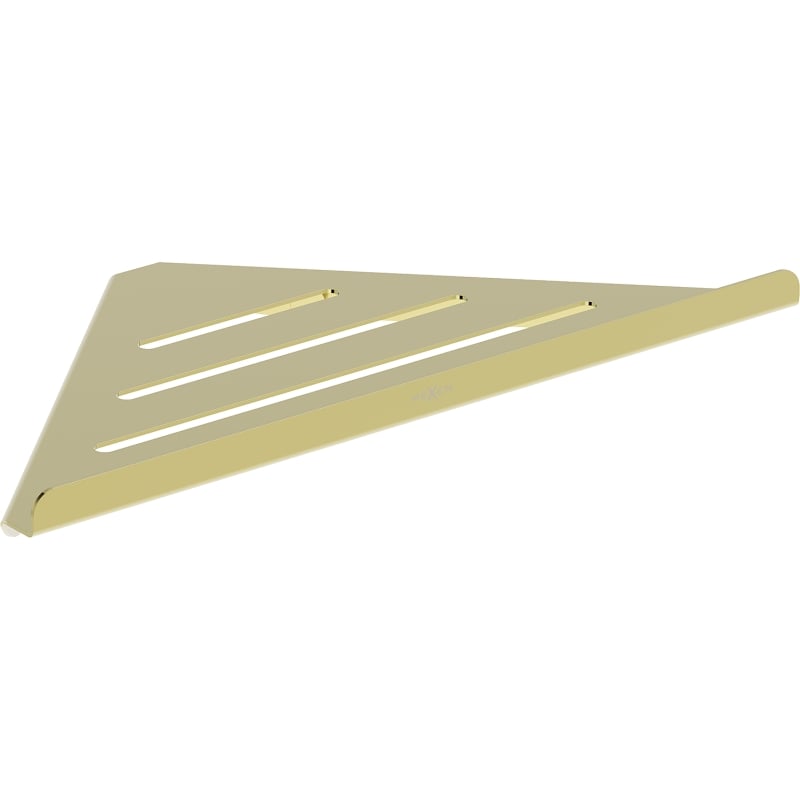 Mexen Diva-C corner bathroom basket, gold - 70A8528-50