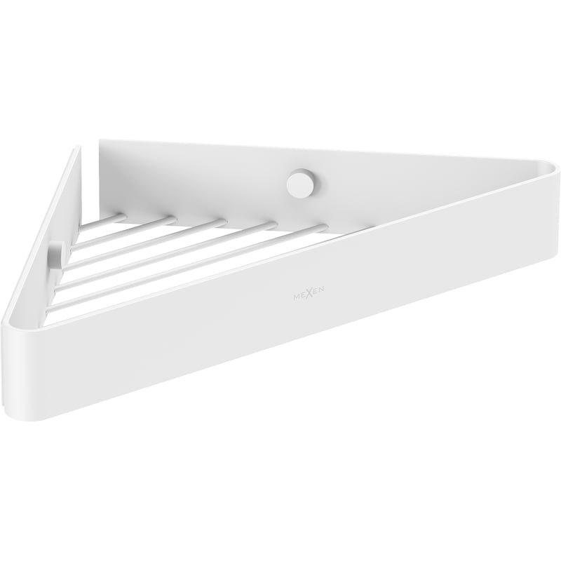Mexen Evos-C corner bathroom basket, white - 70A8514-20