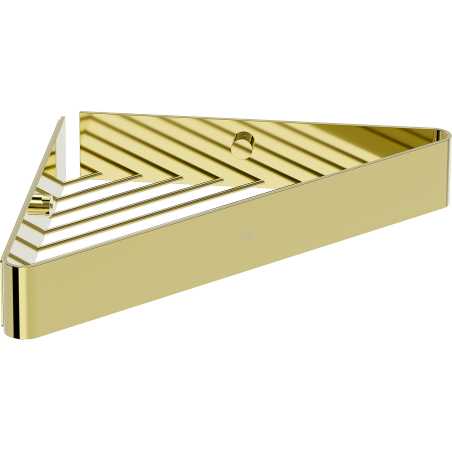Mexen Evos-C corner bathroom basket, gold - 70A8514-50