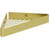 Mexen Evos-C corner bathroom basket, brushed gold - 70A8514-55