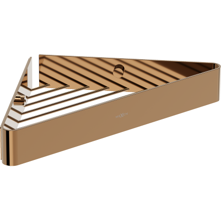 Mexen Evos-C corner bathroom basket, rose gold - 70A8514-60