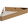 Mexen Evos-C corner bathroom basket, rose gold - 70A8514-60