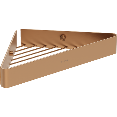Mexen Evos-C corner bathroom basket, brushed copper - 70A8514-65