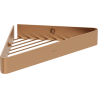 Mexen Evos-C corner bathroom basket, brushed copper - 70A8514-65