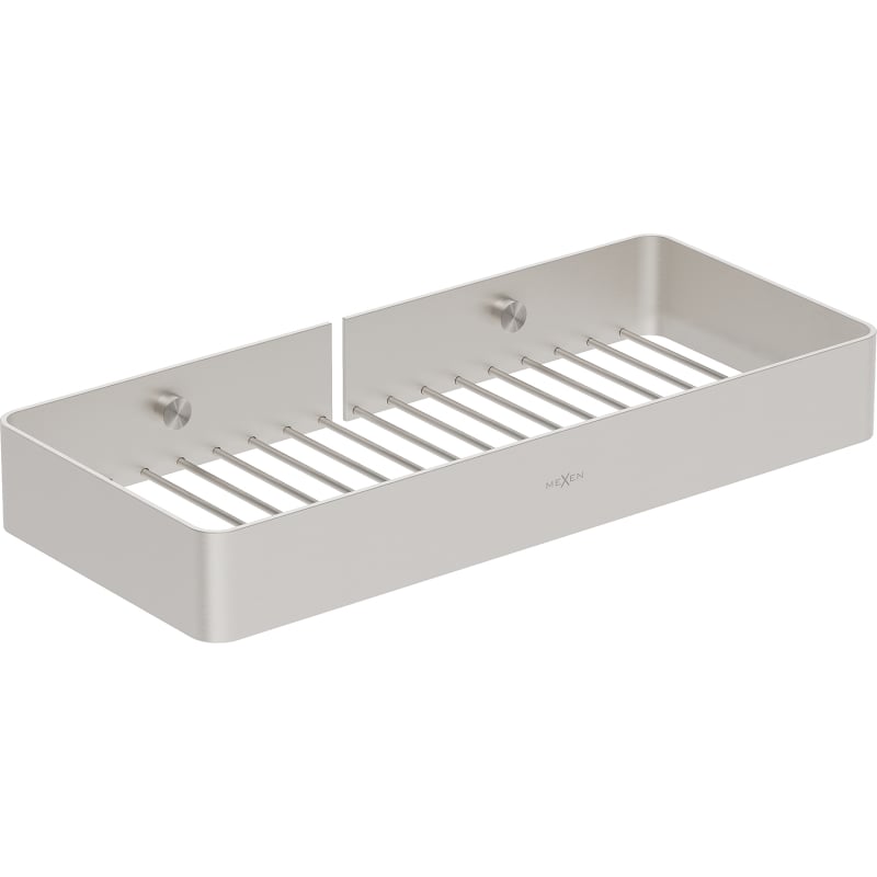 Mexen Evos-L bathroom basket, brushed nickel - 70A8714-97