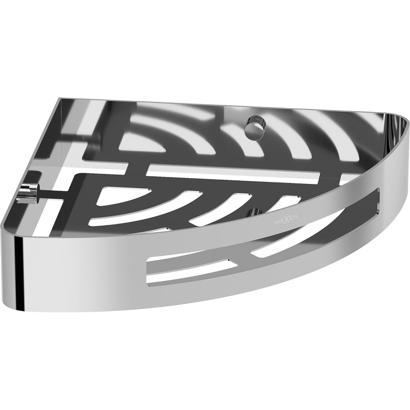 Mexen Laxo-C corner bathroom basket, chrome - 70A8513-00