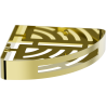 Mexen Laxo-C corner bathroom basket, gold - 70A8513-50