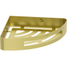 Mexen Laxo-C corner bathroom basket, brushed gold - 70A8513-55