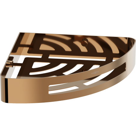 Mexen Laxo-C corner bathroom basket, rose gold - 70A8513-60