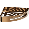 Mexen Laxo-C corner bathroom basket, rose gold - 70A8513-60