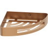 Mexen Laxo-C corner bathroom basket, brushed copper - 70A8513-65