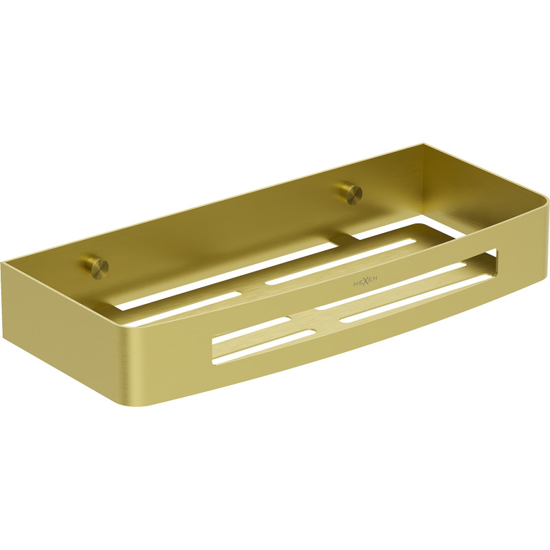 Mexen Laxo-L bathroom basket, brushed gold - 70A8713-55