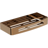 Mexen Laxo-L bathroom basket, rose gold - 70A8713-60