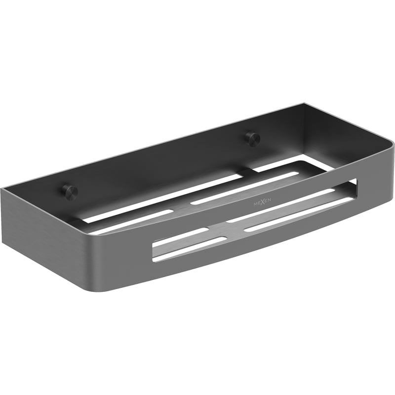 Mexen Laxo-L bathroom basket, brushed gun gray - 70A8713-66