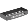 Mexen Laxo-L bathroom basket, brushed gun gray - 70A8713-66