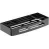 Mexen Laxo-L bathroom basket, black chrome - 70A8713-73