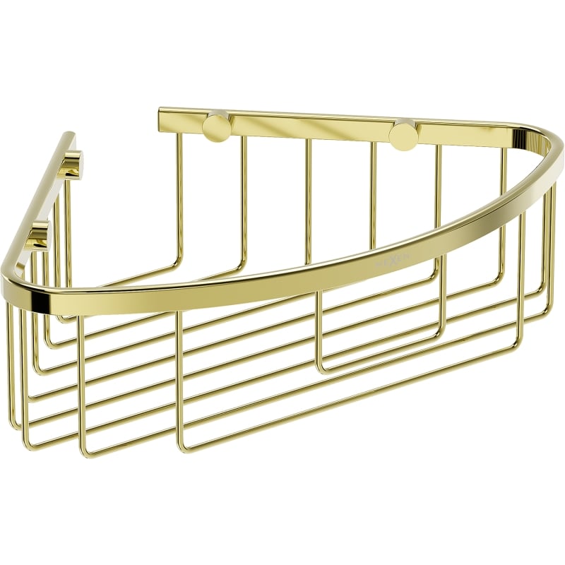 Mexen Uni-C corner bathroom basket, gold - 70A8517-50