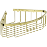 Mexen Uni-C corner bathroom basket, gold - 70A8517-50