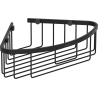 Mexen Uni-C corner bathroom basket, black - 70A8517-70