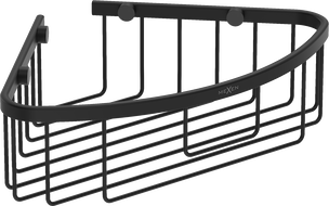 Mexen Uni-C corner bathroom basket, black - 70A8517-70