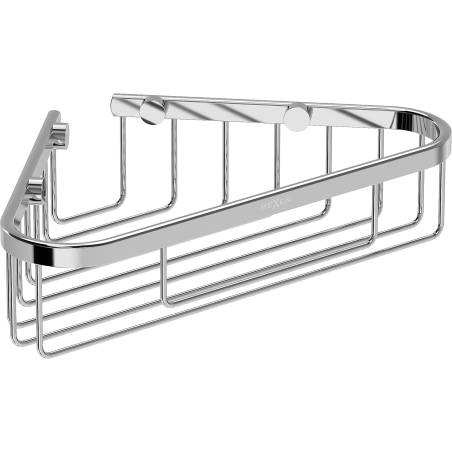 Mexen Uni-T corner bathroom basket, chrome - 70A8520-00