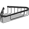 Mexen Uni-T corner bathroom basket, black - 70A8520-70