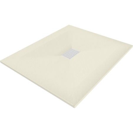 Mexen Hugo rectangular shower tray SMC 120 x 100 cm, beige, white cover - 42691012-W