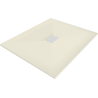 Mexen Hugo rectangular shower tray SMC 120 x 100 cm, beige, white cover - 42691012-W