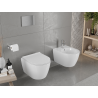 Mexen Carmen Rimless WC Bowl with Slim Soft-Close Seat, Duroplast, Glossy White - 30880500