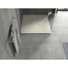 Mexen Hugo square shower tray SMC 80 x 80 cm, beige, white cover - 42698080-W